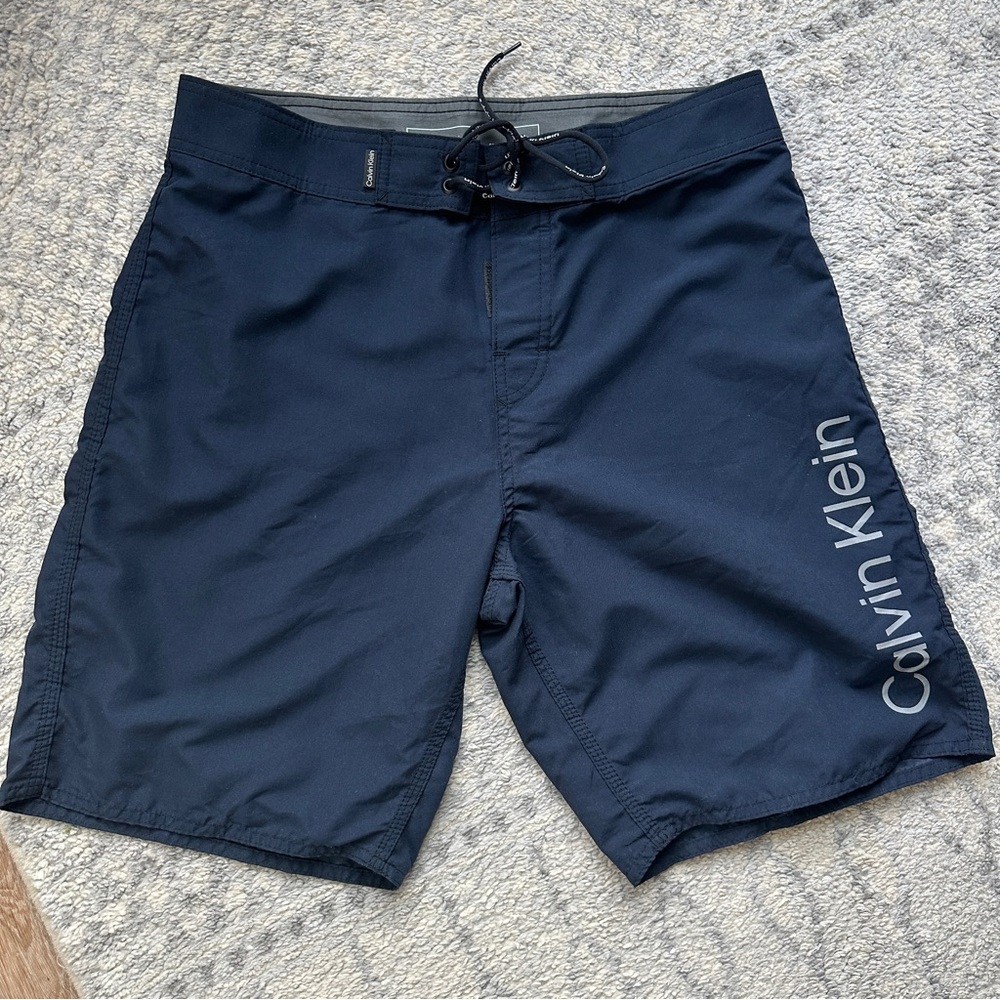 Calvin Klein Men's Dark Blue Swim Shorts